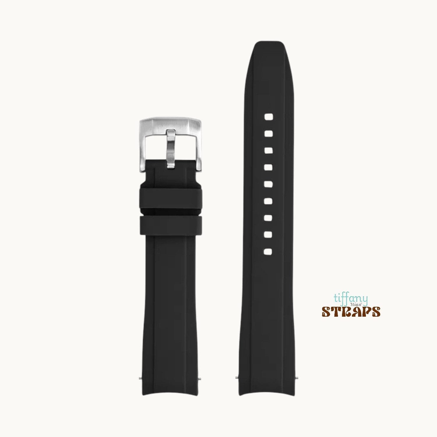 Curved Smooth Rubber Straps - Image 2