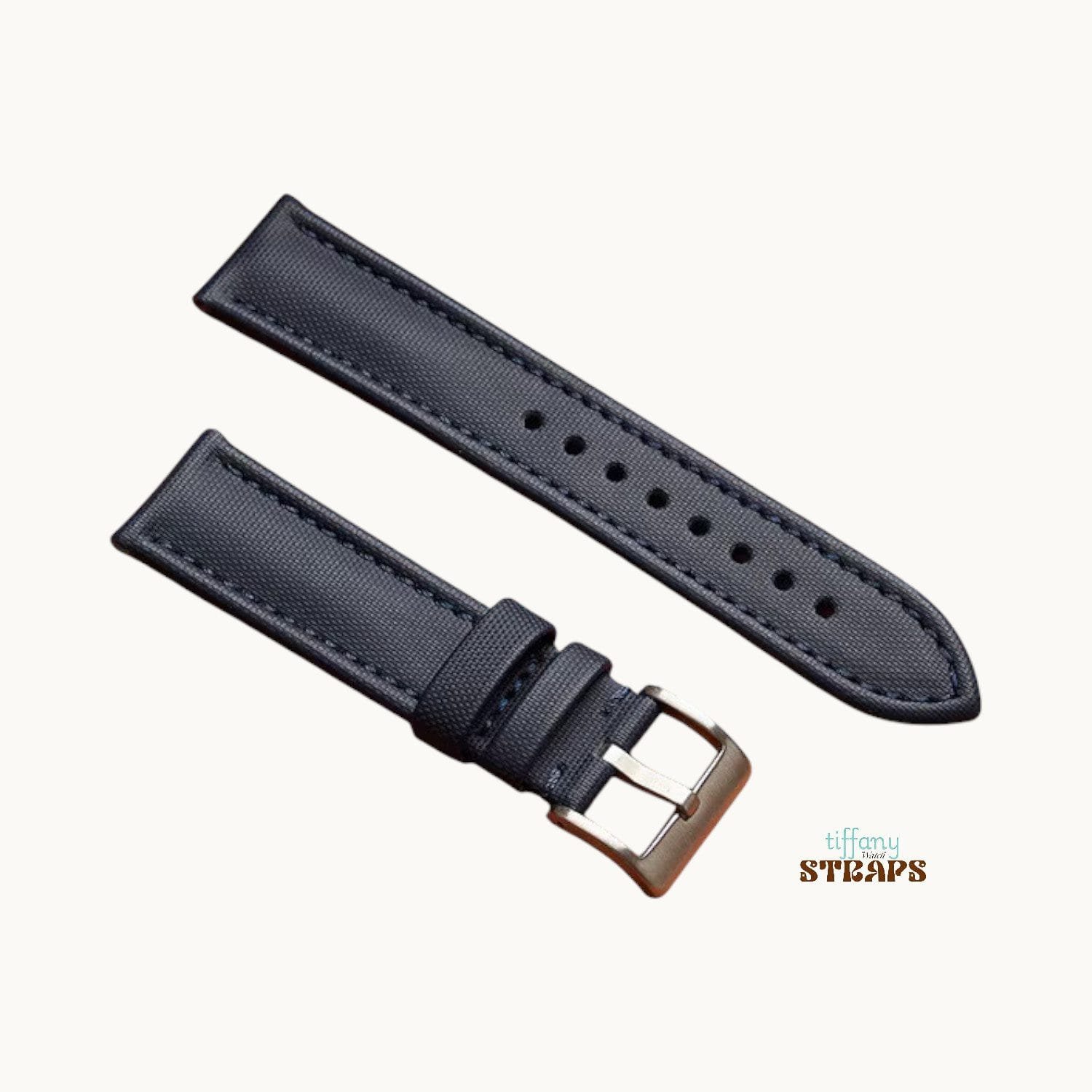 Navy Blue Sailcloth Strap