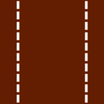 Dark Brown-White Stitch