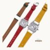Alligator Emboss Slim Leather Strap - Thumbnail Image 10