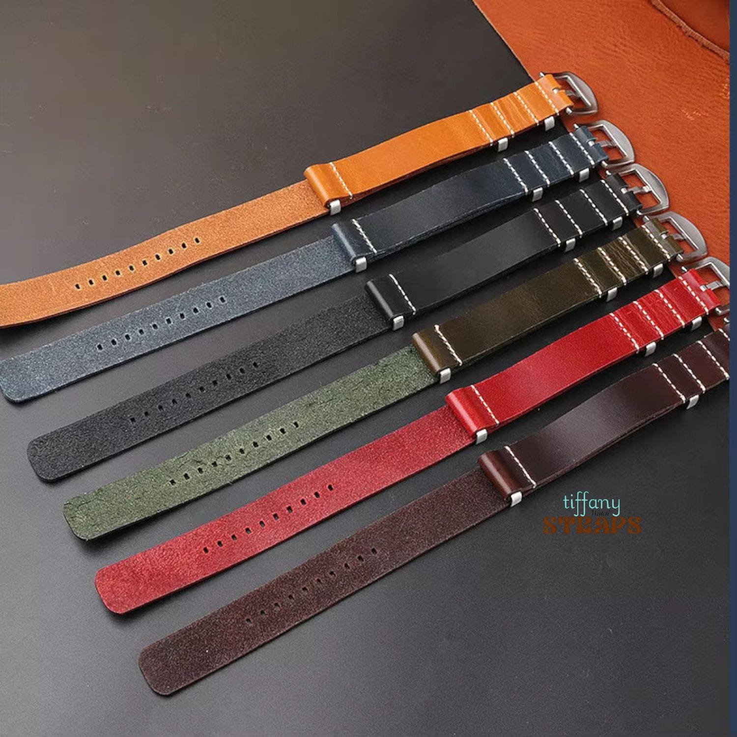 Top-Grain Vintage Leather Nato - Image 9