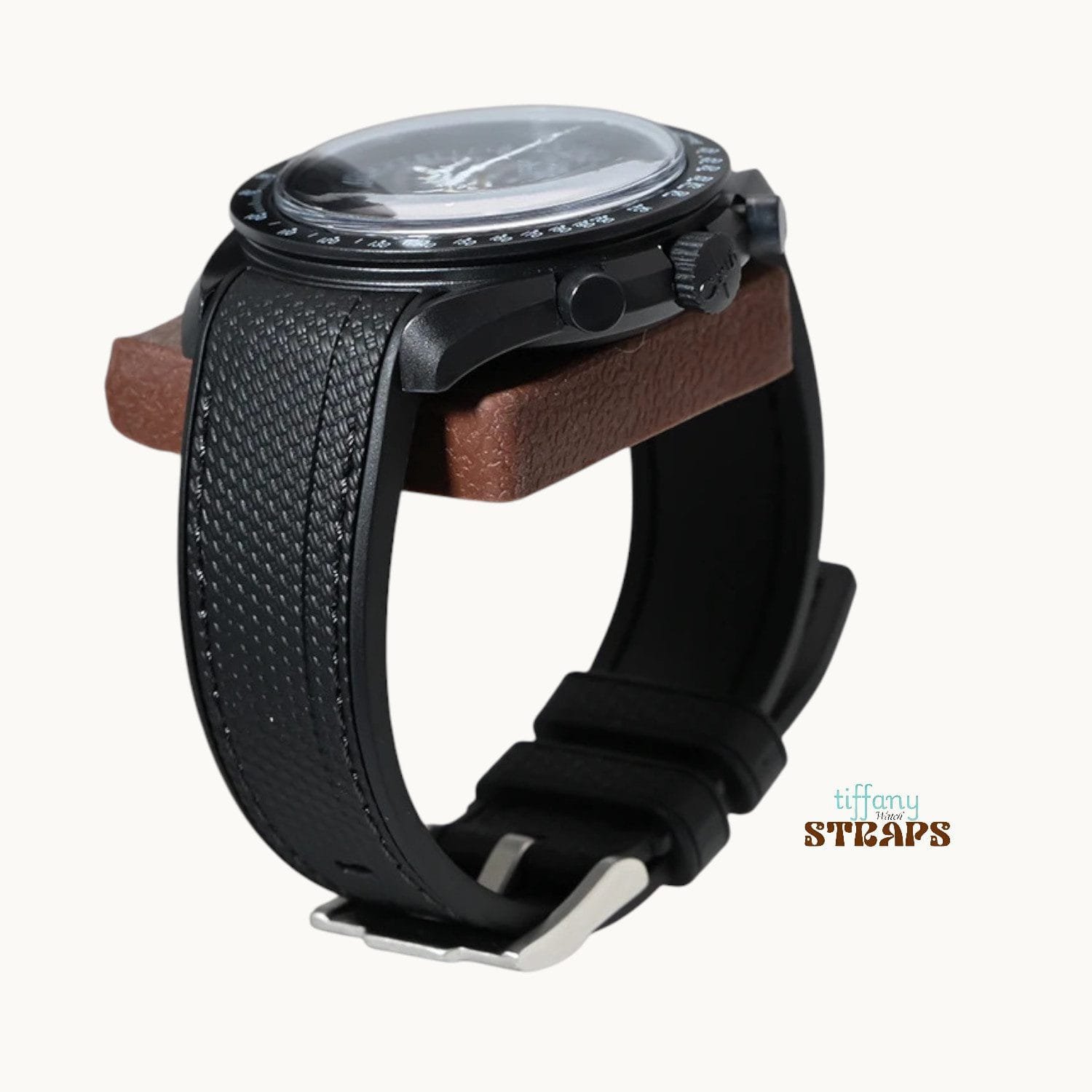 Curved Omega Textured Straps by Tiffany Watch Straps