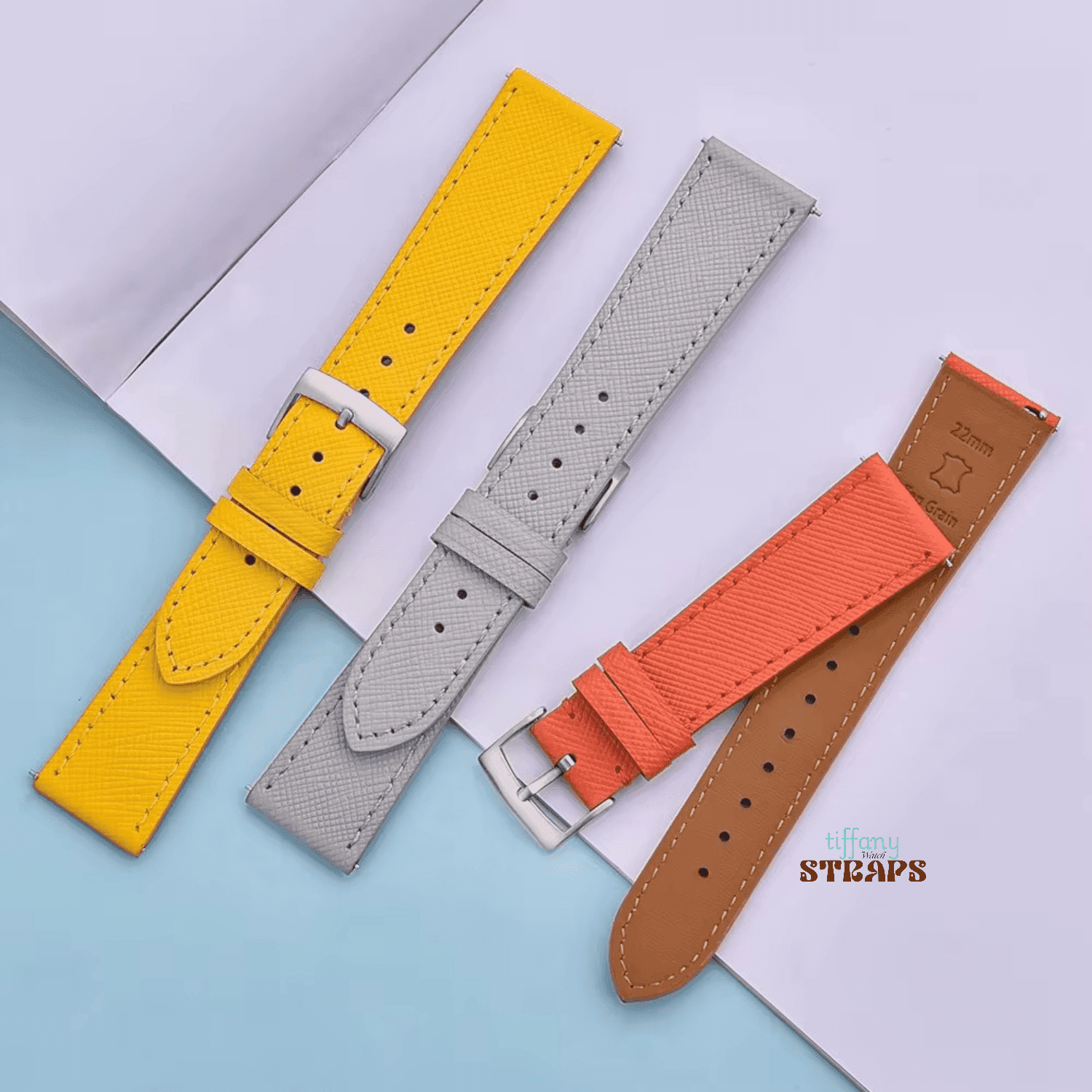 Saffiano Signature Leather Strap - Image 2