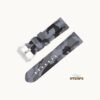 Grey Camouflage Silicone Strap