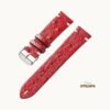 Ostrich Pattern Leather Straps - Thumbnail Image 5