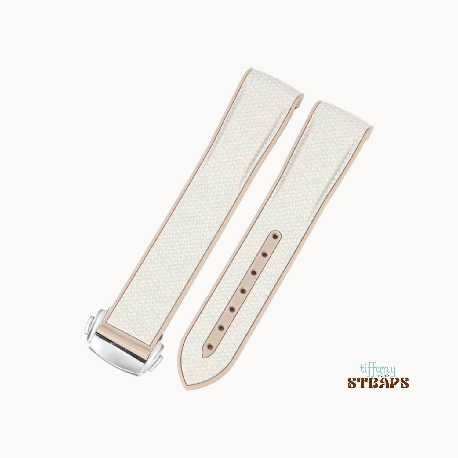 Curved Textured Strap with Clasp - Image 5