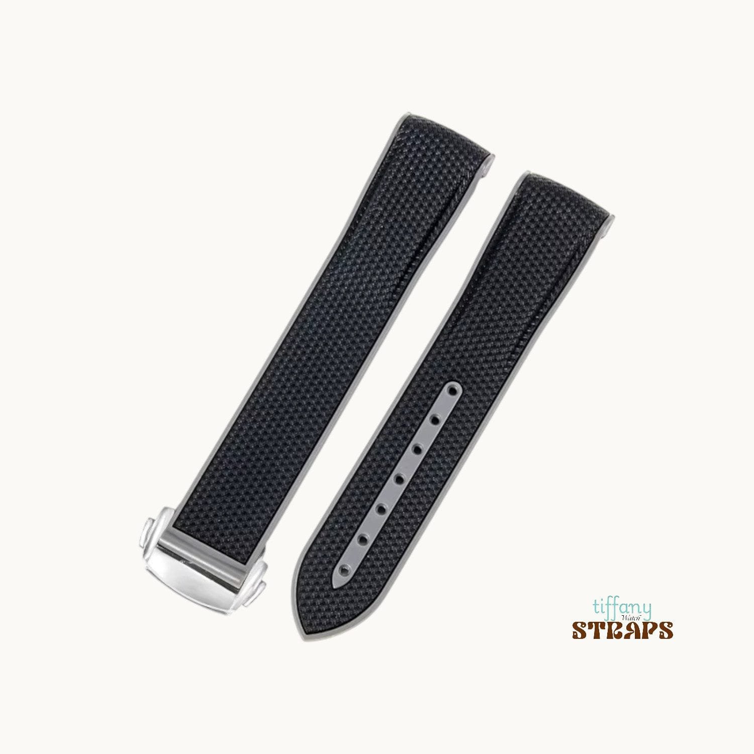 Curved Textured Strap with Clasp - Image 2
