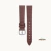Lizard Emboss Slim Leather Strap - Thumbnail Image 3