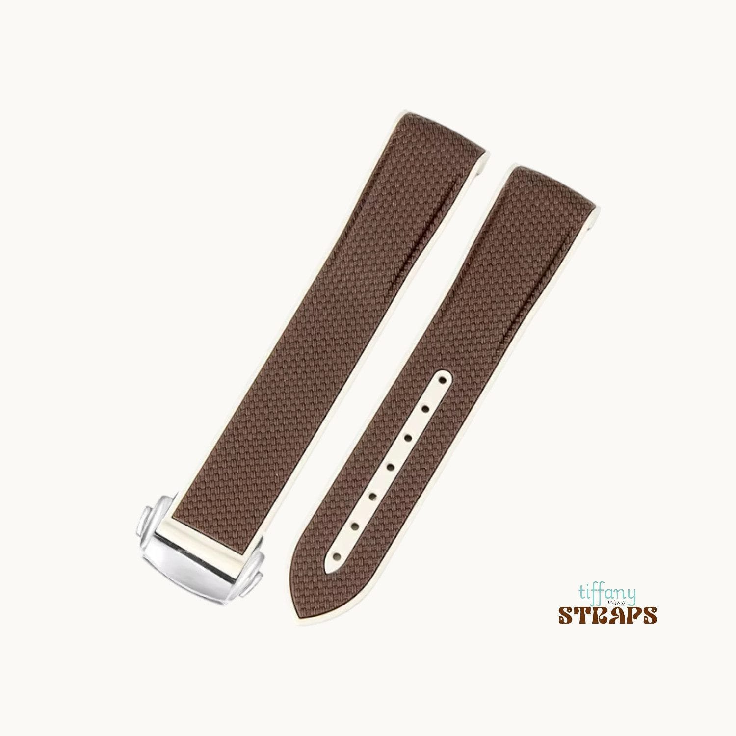 Curved Textured Strap with Clasp - Image 4