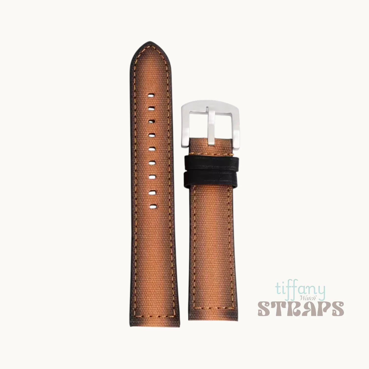 Gradiant Canvas Strap Orange