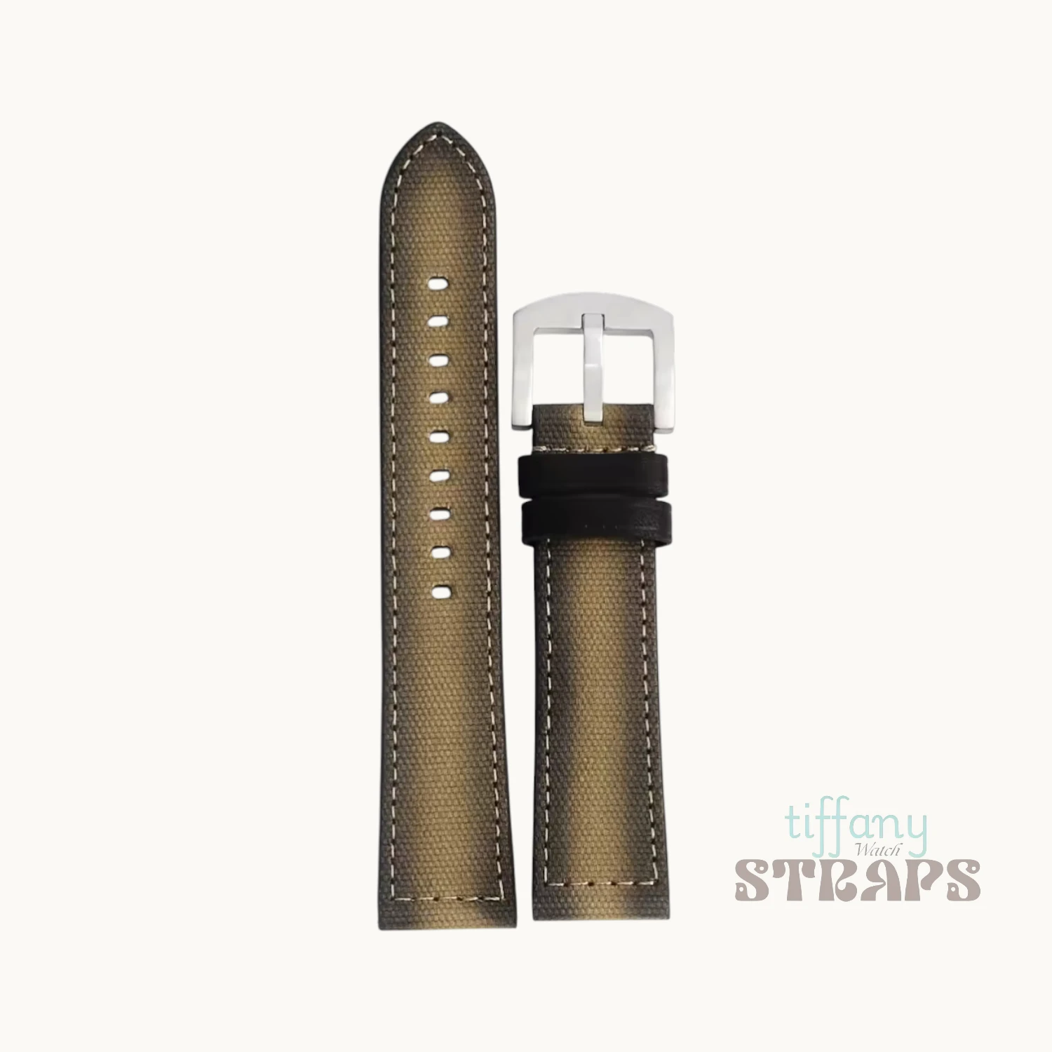 Gradiant Canvas Strap Khaki