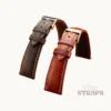 Pull-up Padded Leather Strap - wax finish - Thumbnail Image 11