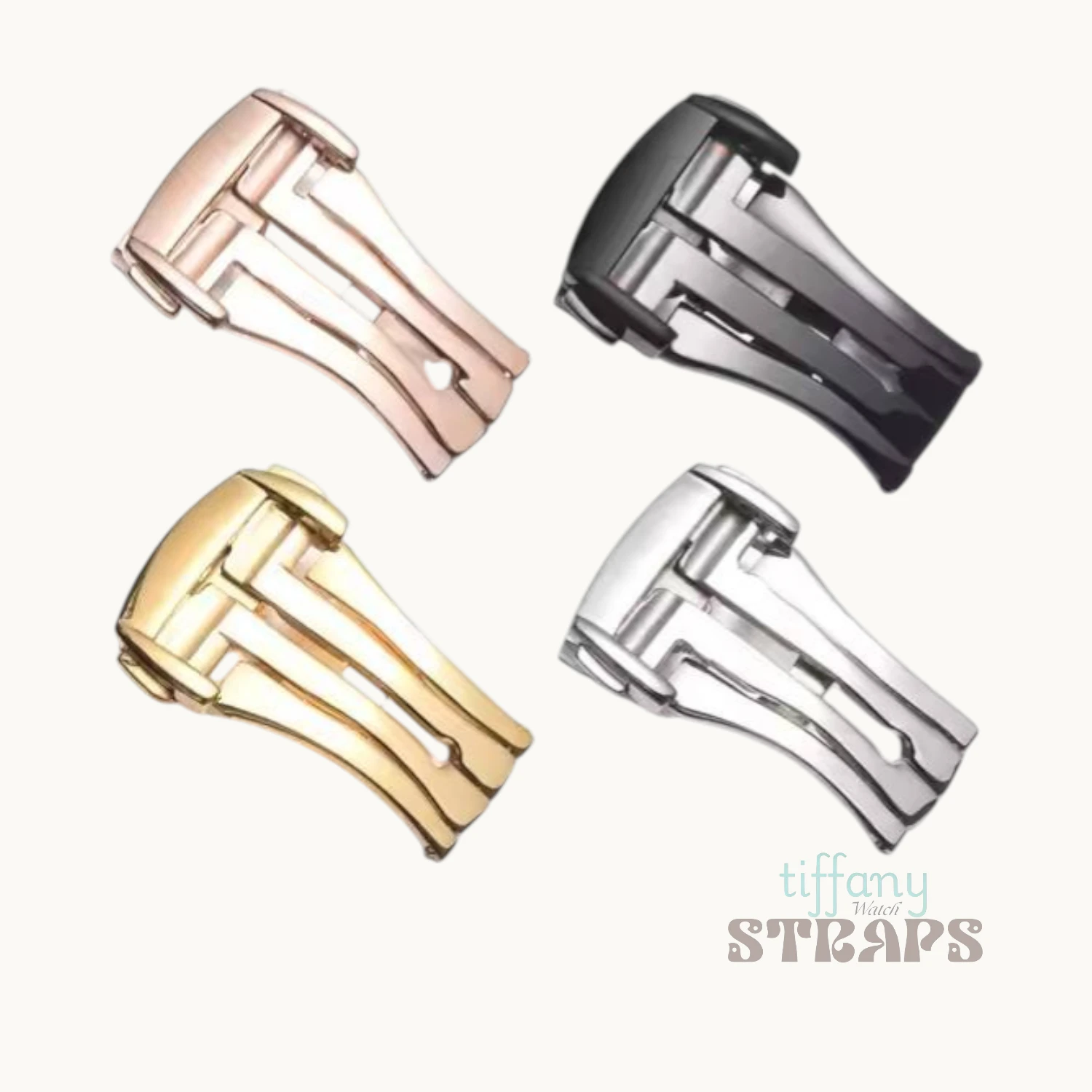 Omega Deployant Clasp by Tiffany Watch Straps