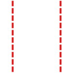 White - Red Stitch