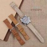 Nuback Suede Leather Strap