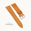 Pull-up Matte Leather Strap Tan